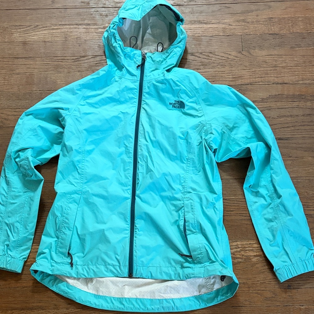 The North Face Women's Aqua Teal Lightweight Hooded Jacket
